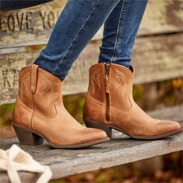 Ariat Womens Darlin Western Stiefel 889359016166 - Burnt Sugar